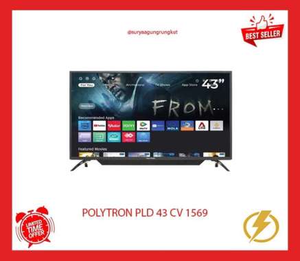 DIGITAL LED POLYTRON SMART LITE TV 43 INCH - PLD 43 CV 1569