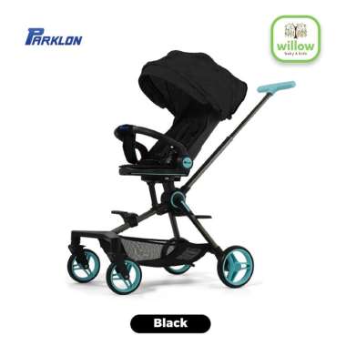 Kereta Dorong Bayi - Parklon Stroller Black