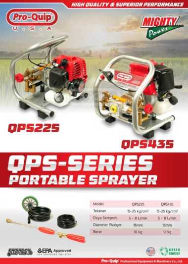 Mesin Jet Cleaner PROQUIP QPS225 2Tak Cuci Steam Motor Mobil Portable