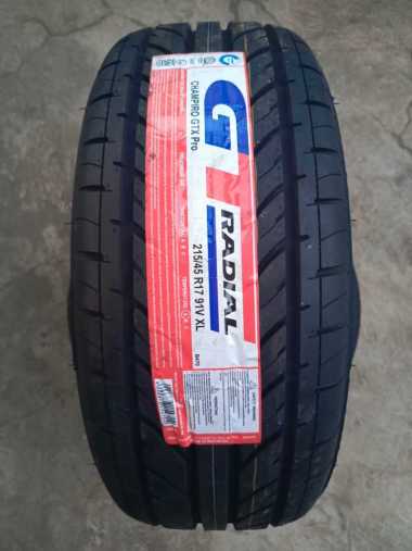 Ban Mobil GT Radial GTX PRO Ukuran 215/45 R17 BAN MODIF RING 17 LEBAR