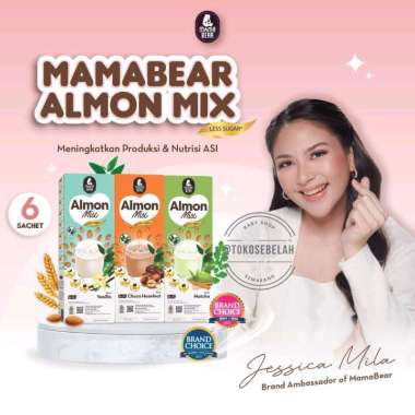 MAMABEAR MAMA BEAR Almonmix ASI Booster Minuman Serbuk Almond Milk Pelancar ASI Booster Daun Katuk C