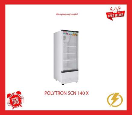 PENDINGIN / SHOWCASE POLYTRON 140 LITER - SCN 140 X