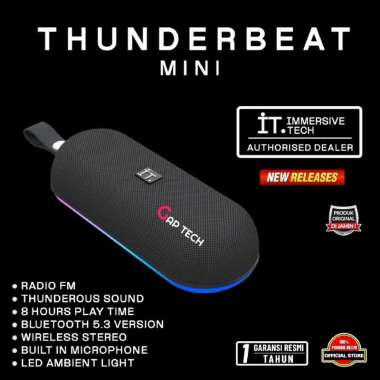 IT Thunderbeat Mini T08 / T 08 Portable Bluetooth Speaker Original