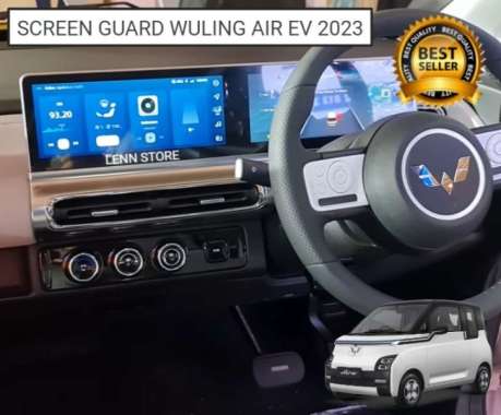 Screen Guard Pelindung Layar Head Unit+Speedometer Wuling AIR EV 2023