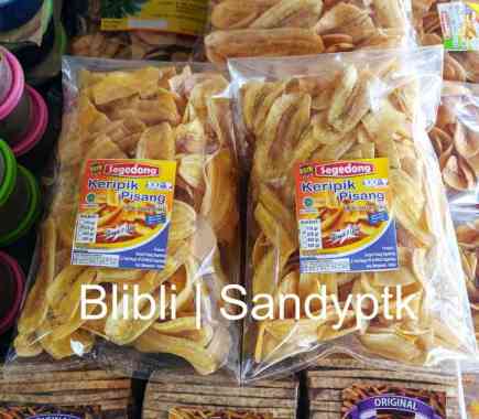 Keripik PIsang Segedong Asin Garing Renyah Khas Pontianak Asin & Gurih Asin