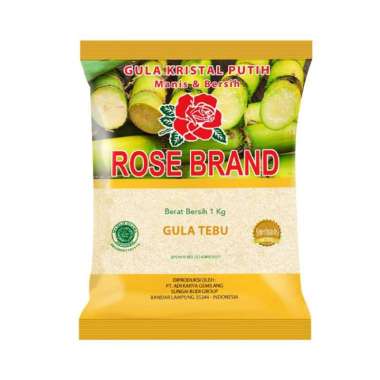 Promo Harga Rose Brand Gula Kristal Putih Kuning 1000 gr - Blibli