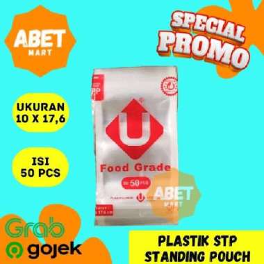 Plastik Standing Pouch 10 x 17,6 cm 1 Pak Isi 50 Pcs - STP 10x17 Kecil 10 Pcs