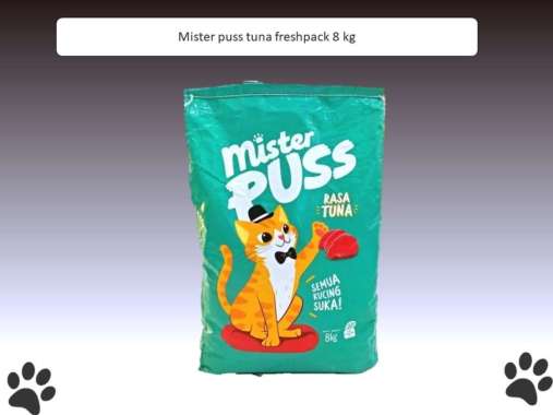 MISTER PUSS tuna 8 KG makanan kucing mister puss