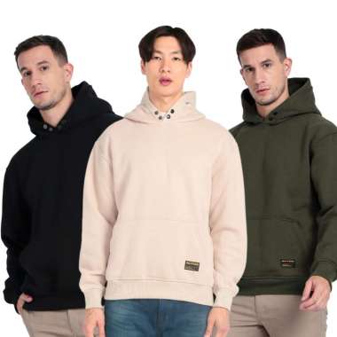 Guten Inc - Sweater Pria Pro Hoodie Guten BLACK M