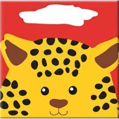 [1] Mainan Anak Melukis Kanvas Karakter Animasi Edukasi - Painting Canvas By Number Macan Tutul