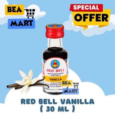 Red Bell Vanilla Essence 30ml | Redbel Vanila Cair 30 ml