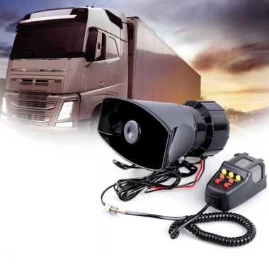 Saiyin Toa Megaphone Loadspeaker Horn 7 Tone Sirene 100W - HW-1006 Hitam
