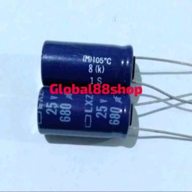 ELCO ECO ELKO KAPASITOR 680uf/25v 680uf 25v 680 25 105°C