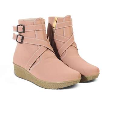 Garage - Sepatu Boots Wanita Terbaru H 3886 Brand - Sepatu Kasual Wanita Hangout Jalan Trendi Berkua