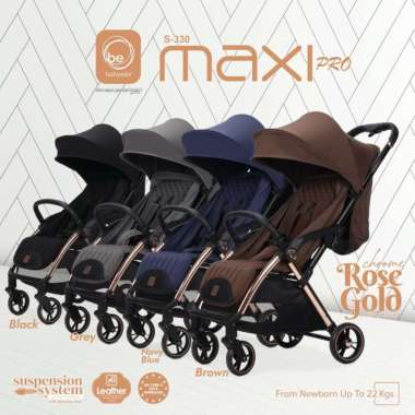 Stroller Babyelle Maxi Pro S 33O Kereta Dorong Bayi BROWN