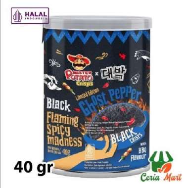 Mister Potato Ghost Pepper Keripik Kentang Super Pedas 40 gr