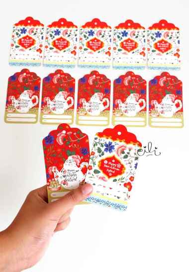 (HT-MOONCAKE09) tag ucapan mooncake kue bulan mid autumn TEKO