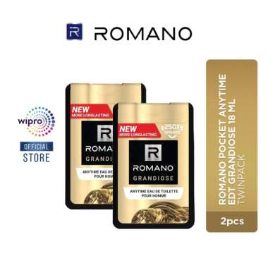 Romano Pocket Anytime EDT Grandiose 18 ml - Twinpack
