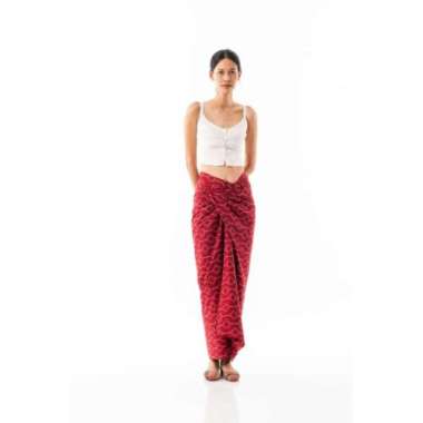 Sejauh Mata Memandang Rok Lilit Nitik Ayam Marun M-L