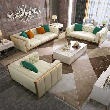 IDEA - Sofa Ruang Tamu Kursi 321 Modern Mewah Gelamor Elegant Kekinian Berkualitas Premium