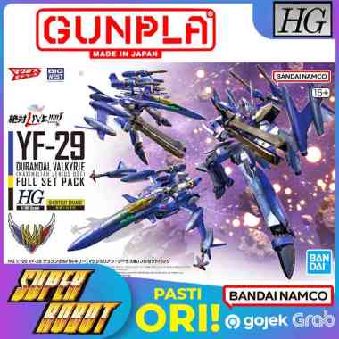 πππ‘πππ HG 1/100 YF-29 Durandal Valkyrie Maximilian Jenius Use Full Set Pack Macross