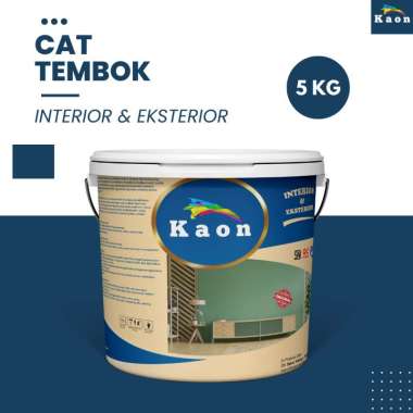 KAON - Cat Tembok Interior dan Eksterior 5KG Kualitas Premium Hijau Tosca