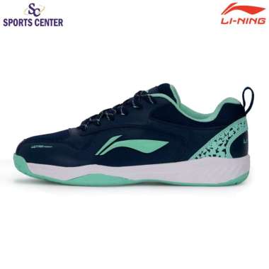 New Sepatu Badminton Lining Ultra Power AYTT045 Navy / Aquamarine 45