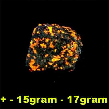 natural batu Alam Terang Yooperlites Flamestone meteor original Bersinar Di Bawah UV Poles Batu Api