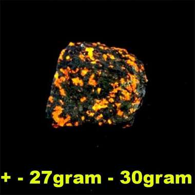 natural batu Alam Terang Yooperlites Flamestone meteor original Bersinar Di Bawah UV Poles Batu Api 