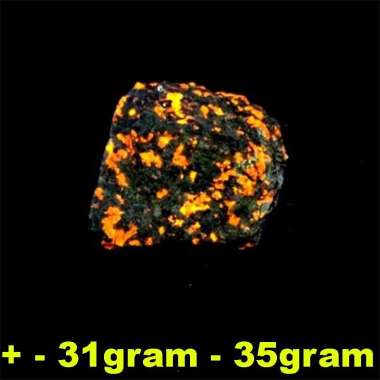 natural batu Alam Terang Yooperlites Flamestone meteor original Bersinar Di Bawah UV Poles Batu Api