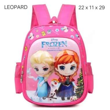 tas anak perempuan TK tas Paud tas ransel Elsa Frozen tas unicorn - Ungu Unicorn Fanta Elsa
