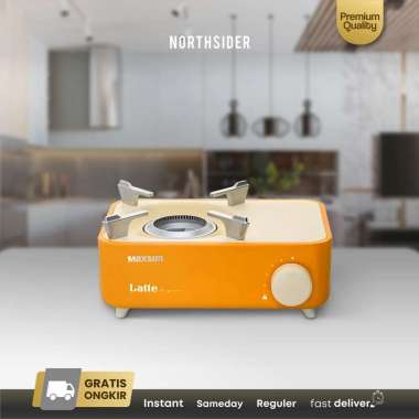 Kompor Gas Portable moka pot BBQ Hot pot Camping Latte Cassette BDZ150 Tangerine