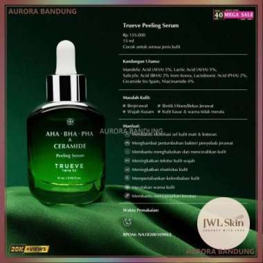 TRUEVE Peeling Serum AHA BHA PHA Ceramide