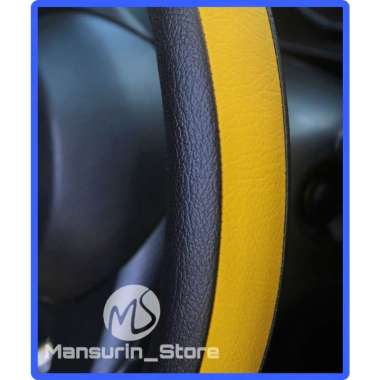Sarung Stir Setir Cover Stir Pelindung Steer Mobil Suzuki Swift Kuning