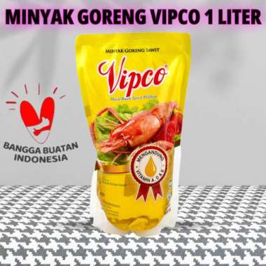 Vipco 1 Liter / Minyak Goreng 1 Liter Vipco / Minyak Goreng Vipco 1 Liter