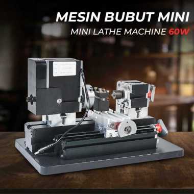 Tool The First Mesin Bubut Mini Lathe Wood Metalworking 60W