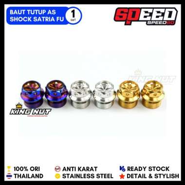 Baut Tutup As Shock Sok Satria FU Satria FU Injeksi Raider Baut Probolt Thailand Stainless King Nut