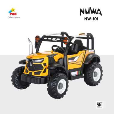 Mainan Anak Mobil Aki Nuwa NW101 – PMB Toys Kuning