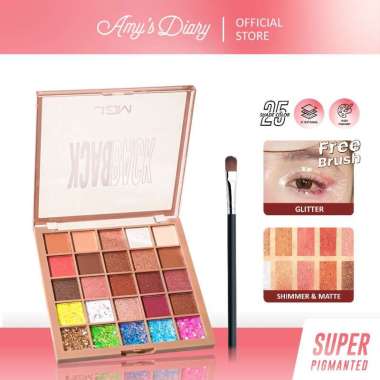 AMY'S DIARY Magic Square 25 Color Eyeshadow Pallete - Rose Pink 01