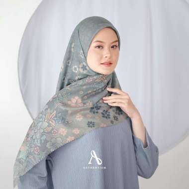 AUTHENTISM ID UTOPIA LAND SERIES SCARF ORIGINAL KERUDUNG SEGI EMPAT SHEEN VOAL ULTRAFINE LASERCUT TE