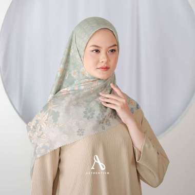 AUTHENTISM ID UTOPIA LAND SERIES SCARF ORIGINAL KERUDUNG SEGI EMPAT SHEEN VOAL ULTRAFINE LASERCUT TE