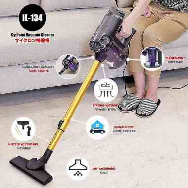 IDEALIFE Handy Portable Vacuum Cleaner Genggam Panjang Pendek Sapu Vacuum IL-134 IDEALIFE