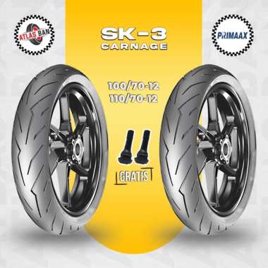 Paket Ban Tubles VESPA MATIC PRIMAAX SK-03 100/70 - 110/70 Ring 12