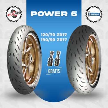 Paket Ban Motor Supersport MICHELIN POWER 5 120/70 - 190/50 ZR 17