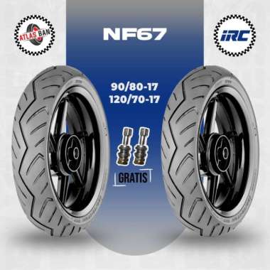 Paket Ban Motor Sport IRC NF67 90/80 - 120/70 Ring 17