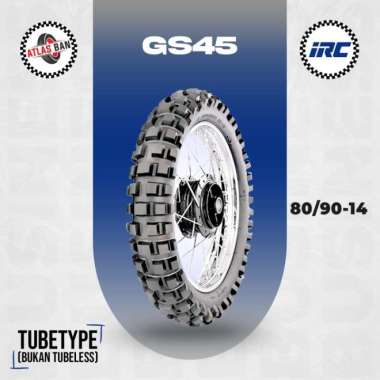 Ban Motor Matic IRC GS45 80/90 Ring 14 Non Tubeless