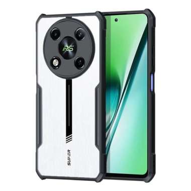 Promo Case Transparan Itel RS4 Terbaru Softcase Clear Back Cover Itel RS4 Hitam