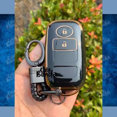 Sarung Remote Avanza/Xenia/Veloz New 2024 G/Q TSS Cover Casing Kunci GR + Gantungan 2023 Keyless Toy