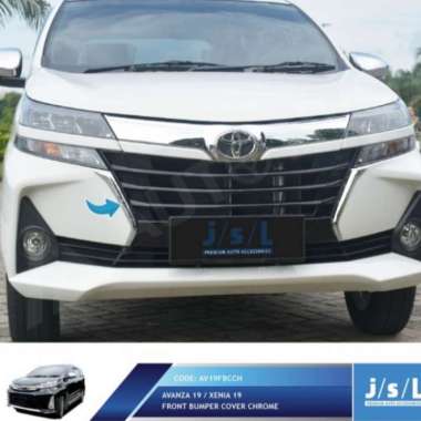 List bumper depan avanza xenia 2019 front bumper cover crome jsl Terbaik