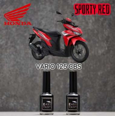 Cat Oles Motor Sporty Red Glossy Honda Vario 125 CBS Merah Solid Kilap Terbaik